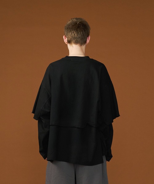 SeeSew tシャツ 「UNISEX」LAYERD LINE LONG TEE/レイヤードライン 