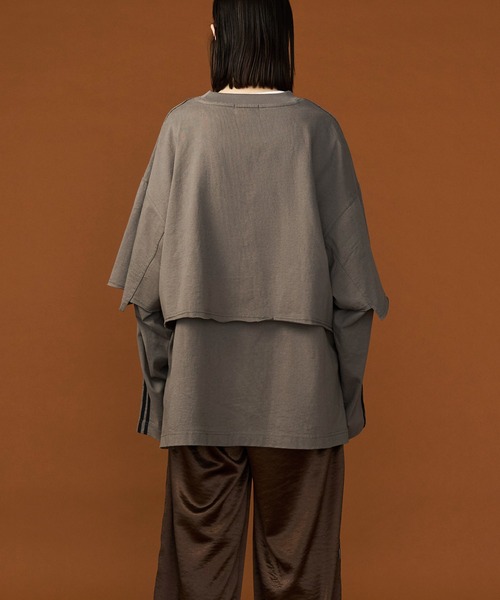 SeeSew tシャツ 「UNISEX」LAYERD LINE LONG TEE/レイヤードライン