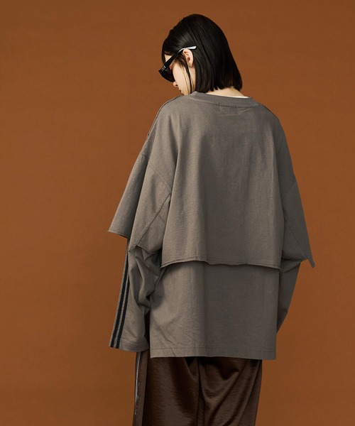 SeeSew tシャツ 「UNISEX」LAYERD LINE LONG TEE/レイヤードライン