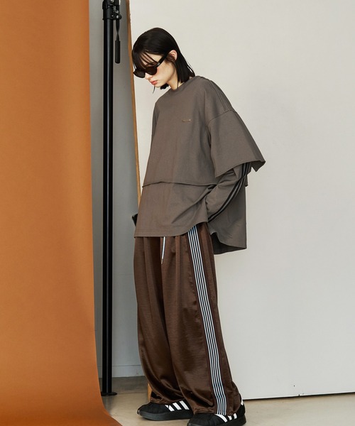 SeeSew tシャツ 「UNISEX」LAYERD LINE LONG TEE/レイヤードライン 