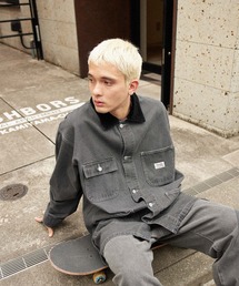 「MONO-MART」 カバーオール L インディゴブルー メンズの画像2