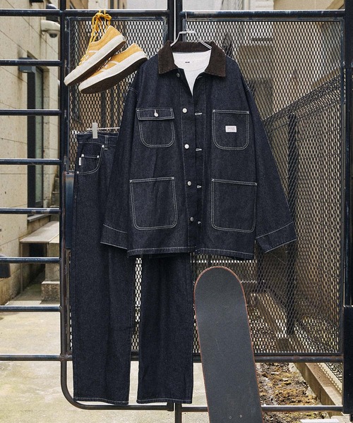 「MONO-MART」 カバーオール L インディゴブルー メンズの画像3