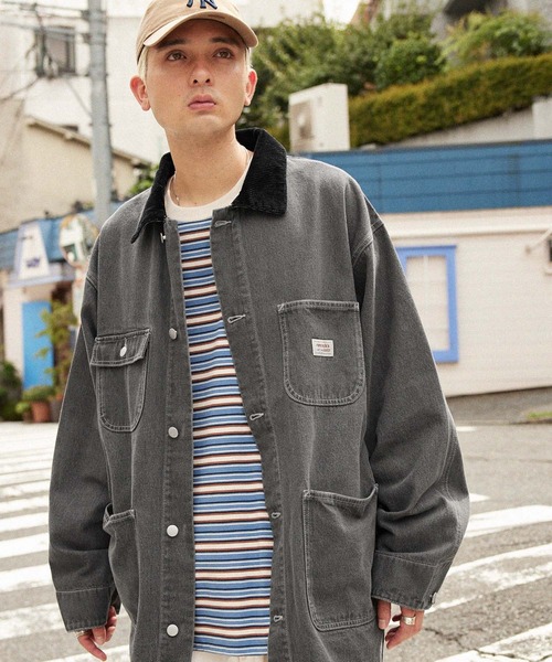 「MONO-MART」 カバーオール L インディゴブルー メンズの画像8