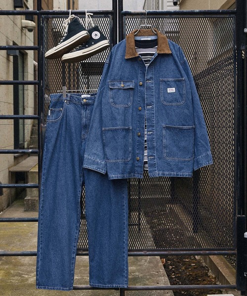 「MONO-MART」 カバーオール L インディゴブルー メンズの画像9