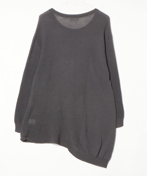 「Plantation」 長袖ニット 2 グレー レディース_画像2