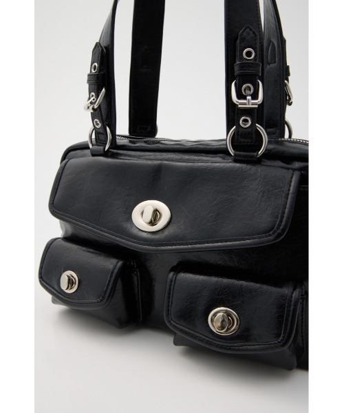 SLY ◆ ポケット ハンドバッグ (ブラック) SLY（スライ） ハンドバッグ POCKET HAND BAG ポケットハンドバッグ