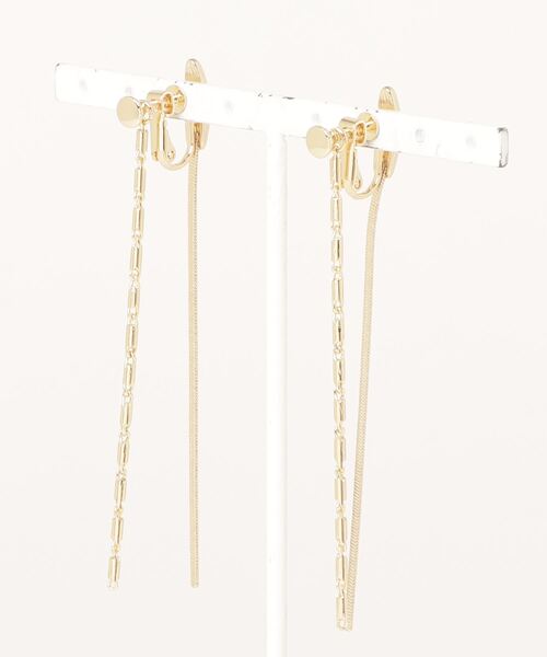 「GOLDY」 イヤリング（両耳用） FREE ゴールド レディース_画像2