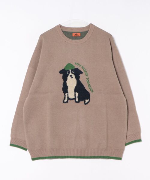 「KRIFF MAYER Lady's Collection」 長袖ニット MEDIUM レッド レディース_画像4