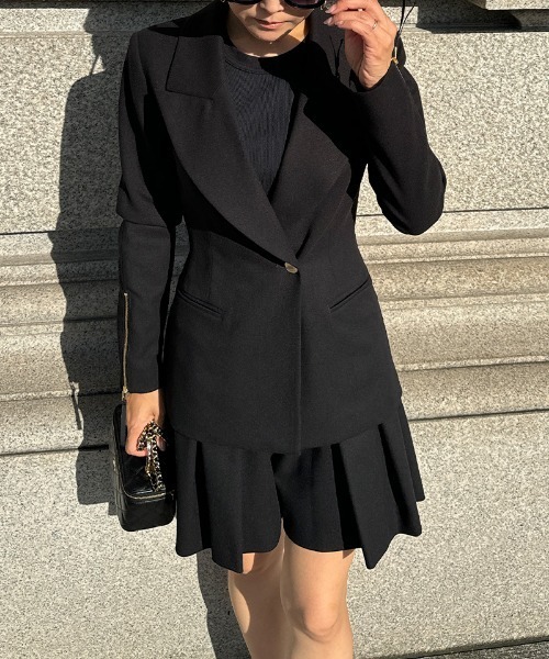 「JENNE」 ショートパンツ SMALL グレー レディースの画像