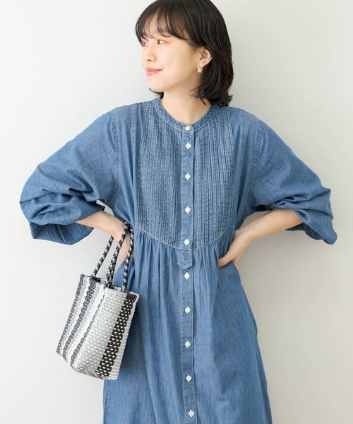 URBAN RESEARCH Sonny Label 長袖ワンピース FREE ライトインディゴ 