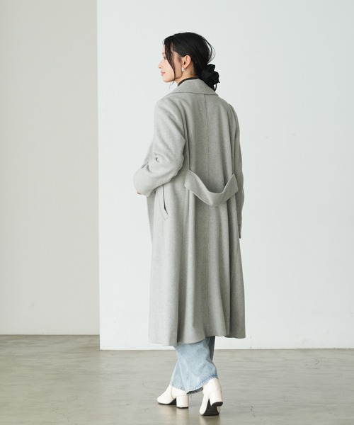 「TRUDEA」 トレンチコート LARGE ベージュ レディース_画像4
