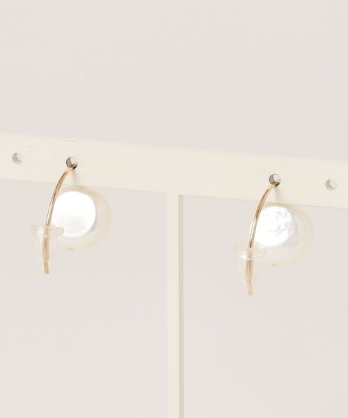 「anq.」 ピアス(両耳用) ONE SIZE ホワイト レディース_画像2