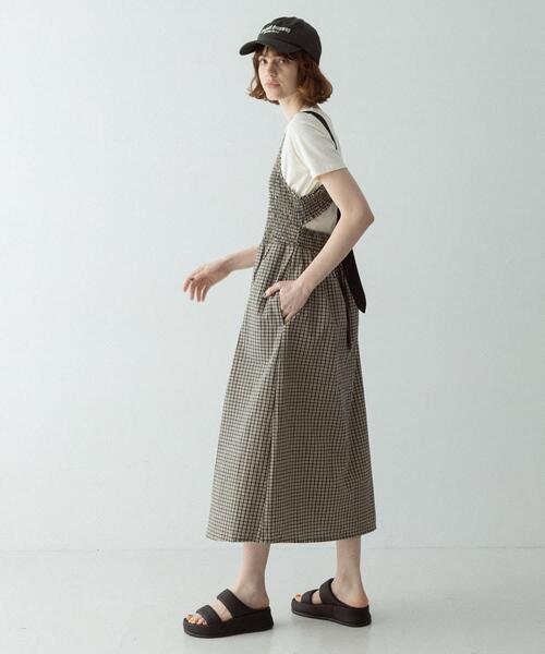 URBAN RESEARCH Sonny Label ワンピース サマーチェックシャーリング