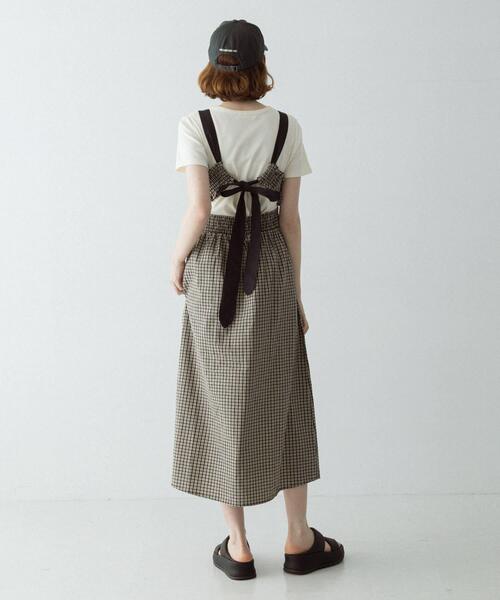 URBAN RESEARCH Sonny Label ワンピース サマーチェックシャーリング
