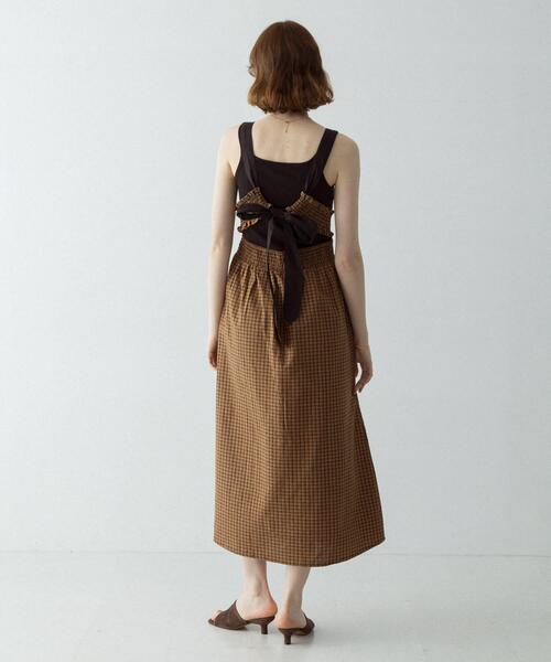 URBAN RESEARCH Sonny Label ワンピース サマーチェックシャーリング