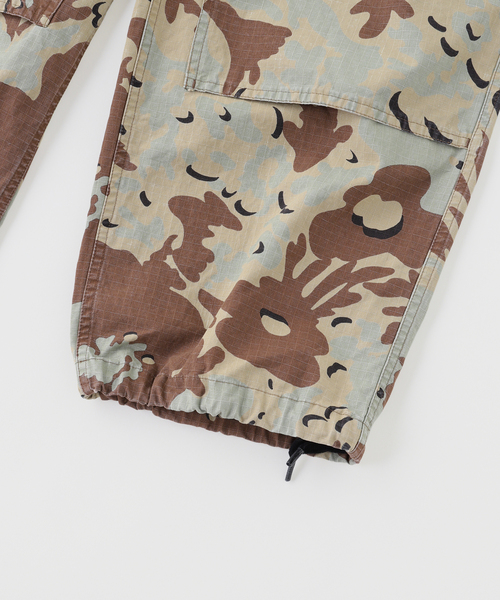 パンツ NOMARHYTHM / ノーマリズム Camo Flower Double Knee Pants メンズの画像