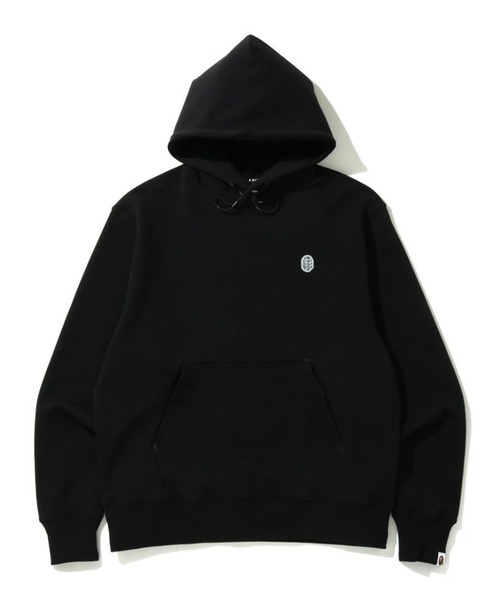 A BATHING APE プルオーバーパーカー ブラック A BATHING APE（アベイシングエイプ） プルオーバーパーカー LARGE