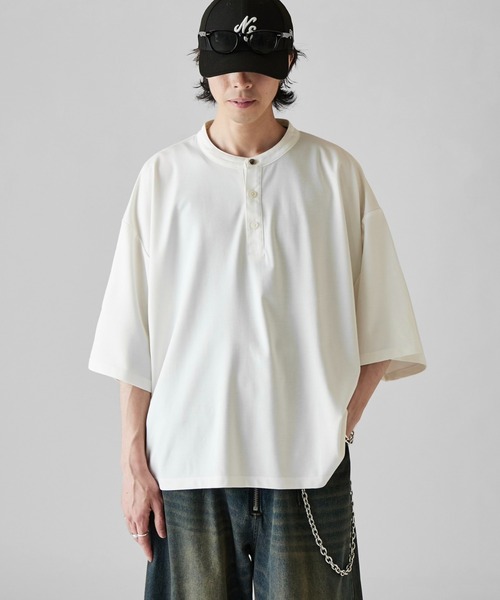 Lui's（ルイス） ヘンリーネック tシャツ メンズ : ZOZOTOWN Yahoo!店