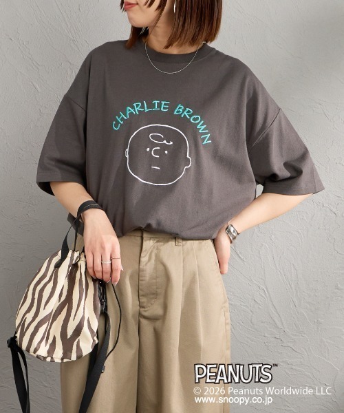 PEANUTS tシャツ 半袖 「PEANUTS×JEANS FACTORY/ピーナッツ×ジーンズ