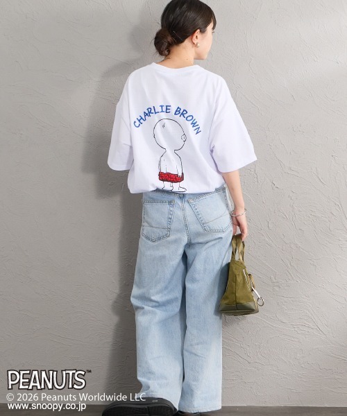 PEANUTS tシャツ 半袖 「PEANUTS×JEANS FACTORY/ピーナッツ×ジーンズ