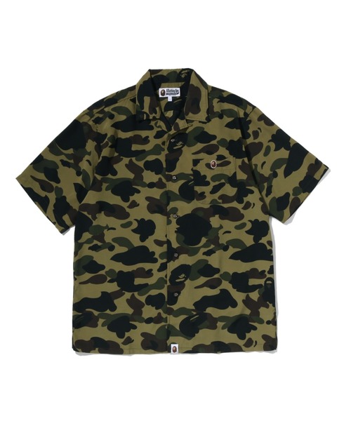 シャツ 1ST CAMO OPEN COLLAR SS SHIRTS メンズの画像