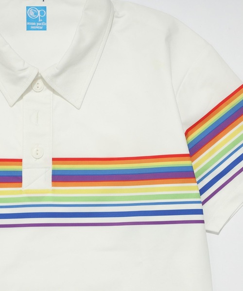 ポロシャツ ポロ 「TMT×Ocean Pacific」 PEARTEX POLO SHIRT（BORDER） レディース メンズの画像