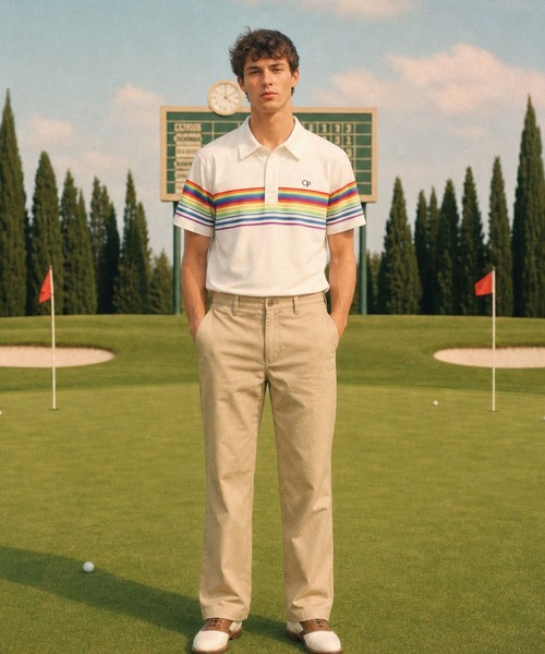 ポロシャツ ポロ 「TMT×Ocean Pacific」 PEARTEX POLO SHIRT（BORDER） レディース メンズの画像
