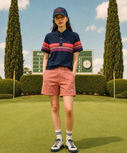 ポロシャツ ポロ 「TMT×Ocean Pacific」 PEARTEX POLO SHIRT（BORDER） レディース メンズの画像