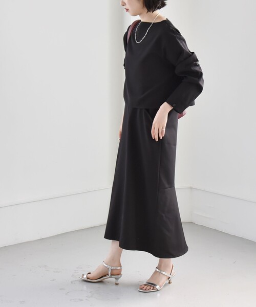 「quaranciel」 コンビワンピース ONE SIZE キャメル レディース_画像6