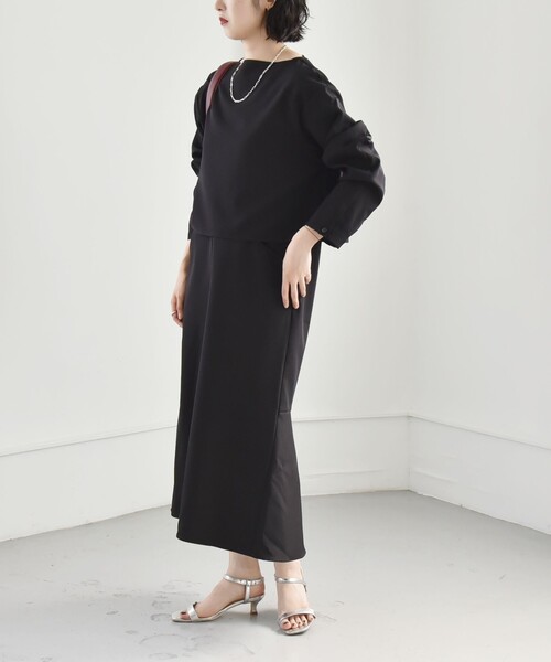 「quaranciel」 コンビワンピース ONE SIZE キャメル レディース_画像7