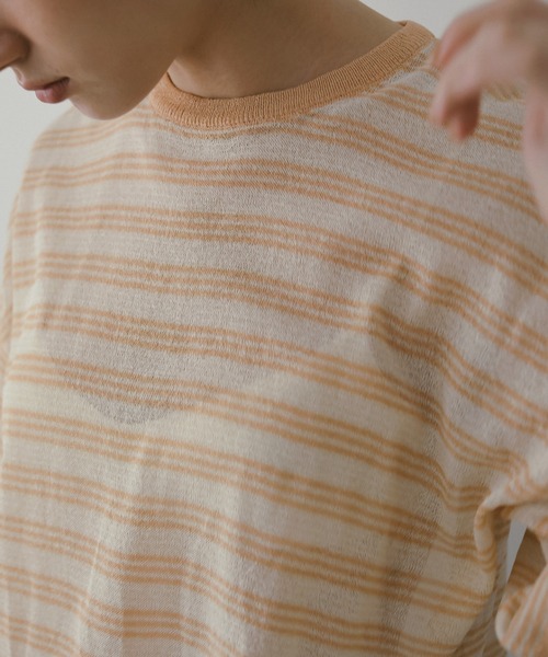 anuke（アンヌーク） ニット セーター Sheer Border Knit レディース