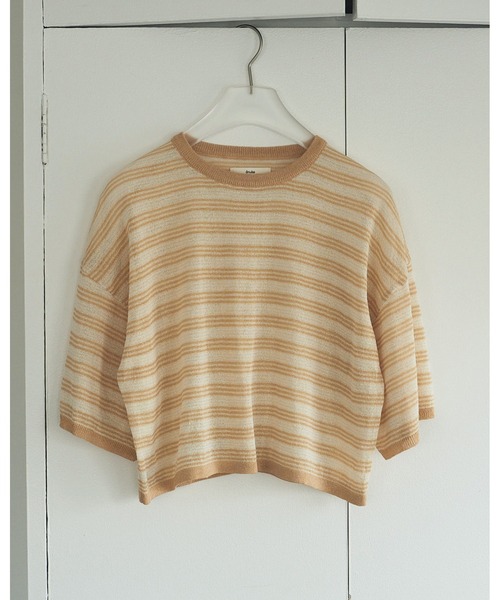 anuke（アンヌーク） ニット セーター Sheer Border Knit レディース