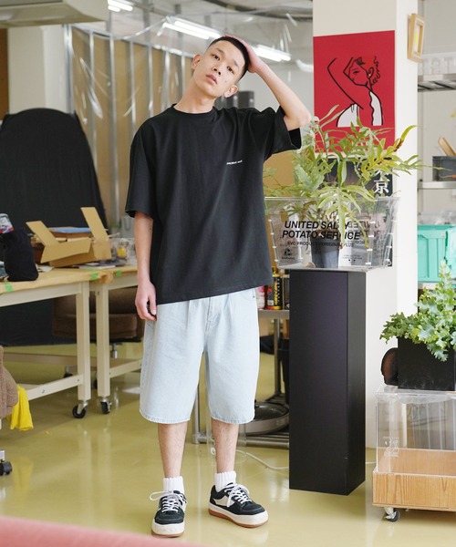 HUF（ハフ） デニムハーフパンツ 26inch ブラック メンズ : ZOZOTOWN