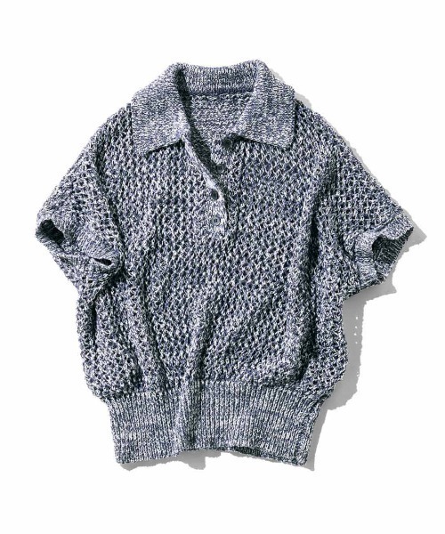 Mede19f Zozotown yahoo ミックス ニット セーター ハイネック