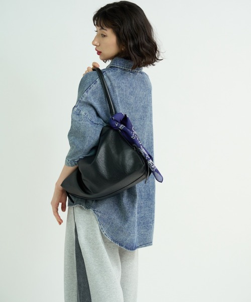 「A.D.C.L.」 半袖シャツ L ブルー レディース_画像8