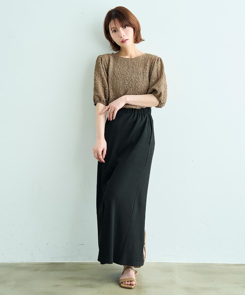 「mil」 タイトスカート X-SMALL ブラック レディース_画像4