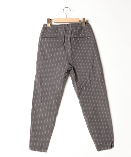 「Hollister」 ストライプ柄イージーパンツ X-SMALL グレー メンズ_画像2