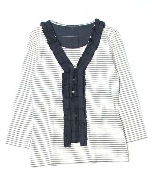 未使用　マックスマーラ　WEEKEND 　ボーダー 長袖 カットソー MAXMARA WEEKEND LINE（マックスマーラウィークエンドライン