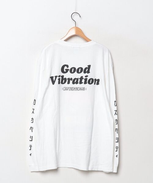 「RUDIE'S」 長袖Tシャツ「クレヨンしんちゃんコラボ」 X-LARGE ホワイト メンズ_画像2