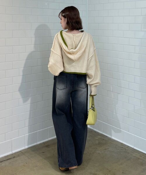「CIAOPANIC」 デニムパンツ SMALL ブラウン レディース_画像8