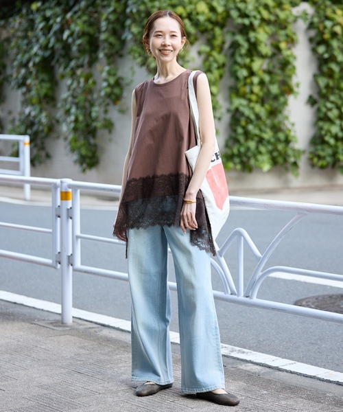 「MOHI」 フラットパンプス 36 ブラック レディース_画像4