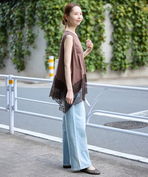 「MOHI」 フラットパンプス 36 ブラック レディース_画像5