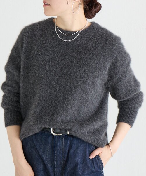 BEARDSLEY（ビアズリー） ニット セーター FOXカシミヤシャギープル