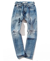 BLUE SAKURA ジーンズ 403XXA LEAN(スリム）PUNK メンズ : ZOZOTOWN