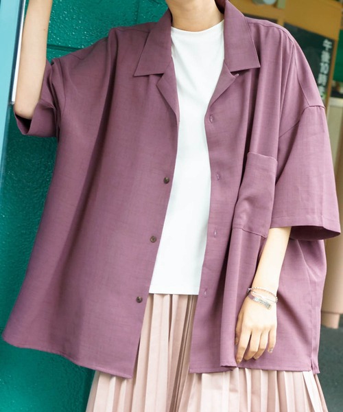 お得即納 シャツ ブラウス ドレープ リラックス アソート柄オープンカラーシャツ/アロハシャツ/柄シャツ ZOZOTOWN PayPayモール店 - 通販 - PayPayモール 新品