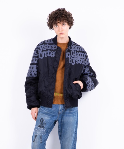 ジャケット MA-1 TYPE LOGO MA-1ジャケット :59281228:ZOZOTOWN Yahoo 公式カスタマイズ商品 TYPE MA-1ジャケット LOGO ブルゾン