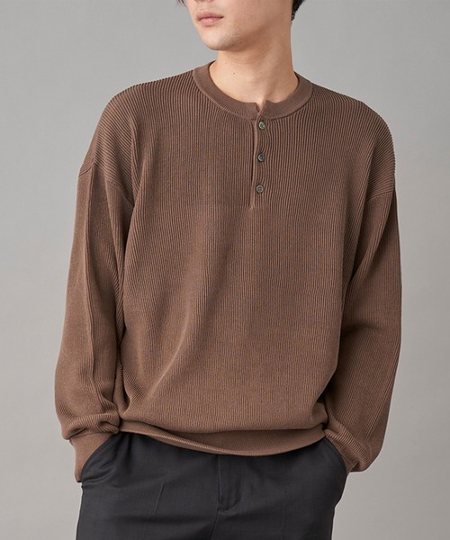 crepuscule（クレプスキュール） ヘンリーネック tシャツ crepuscule