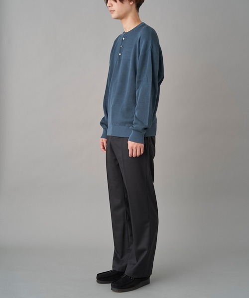 crepuscule（クレプスキュール） ヘンリーネック tシャツ crepuscule