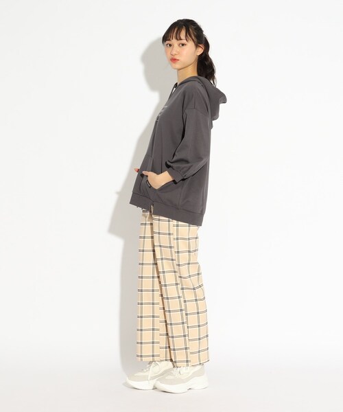 パーカー フード付チュニック7分袖トップス|ZOZOTOWN PayPayモール店|13