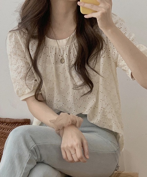 DAY CLOSET ブラウス シャツ レディース リンガーTシャツ風